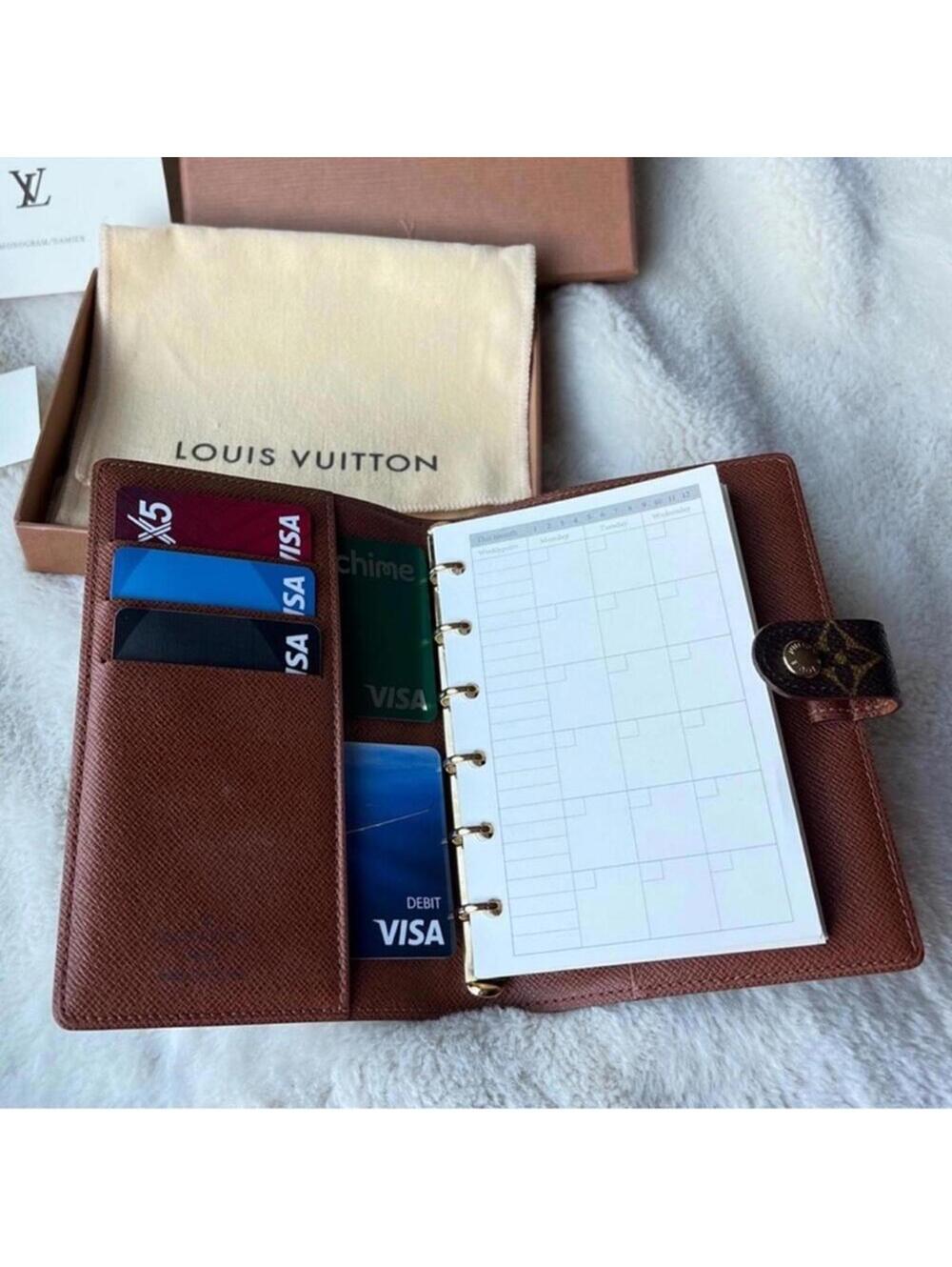 LV Planner Calendar Inserts Grid Monthly To Do Daily Note Personal Travel Work